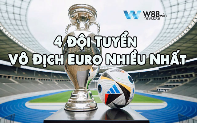 doi tuyen vo dich euro nhieu nhat KUBET