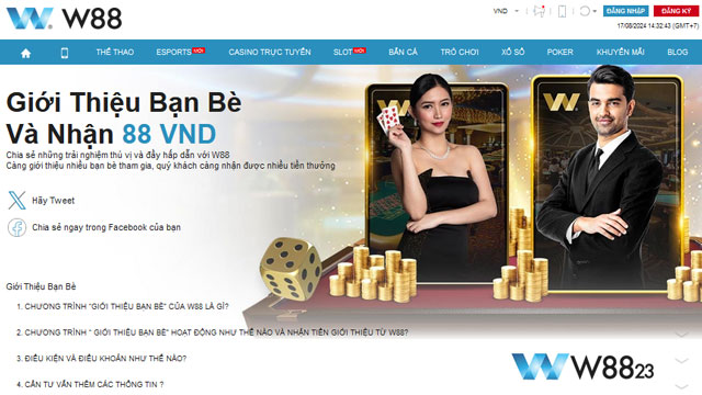 Thông tin về chương trình Giới Thiệu Bạn Bè Và Nhận 88 VND Tại KUBET