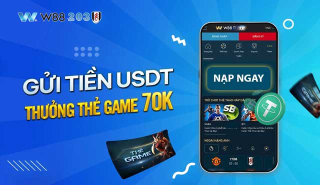 Gửi tiền KUBET bằng cách dùng USDT 