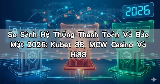 So Sánh Hệ Thống Thanh Toán Và Bảo Mật 2026: Kubet 88, MCW Casino Và Hi88