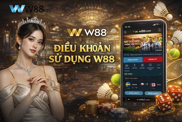 Bản điều khoản sử dụng chính thức tại hệ thống nhà cái W88 Pravoria